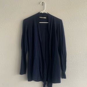 Navy cardigan